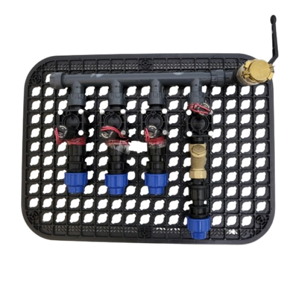 Preview: Vormontierte Einheit *9V DC*, 32 mm, Magnetventile Hunter PGV mit Ventilgitter Schmutzfänger